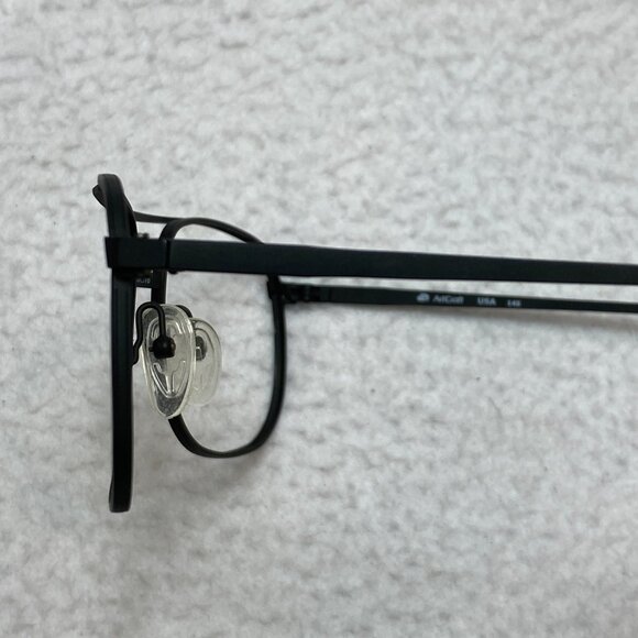 Artcraft USA Eyeglasses Frame Aviator 55-18-145 Jet Black Matte - Picture 13 of 14